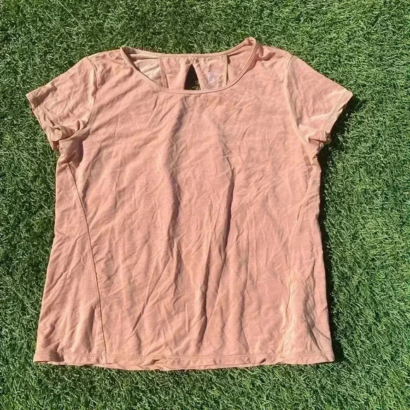 On Running Active T Short Sleeve Tee Shirt Tan Large $70 - Picture 1 of 8